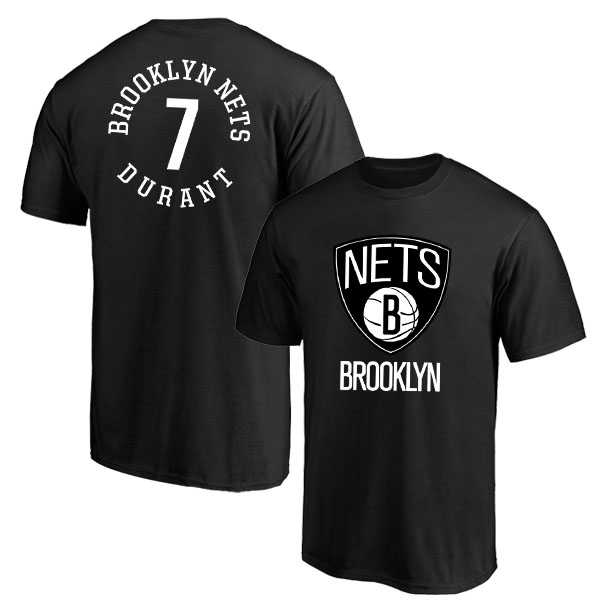 Brooklyn Nets 7 Kevin Durant Black T-Shirt,We sell and wholesale Brooklyn Nets 7 Kevin Durant Black T-Shirt on line form chian!